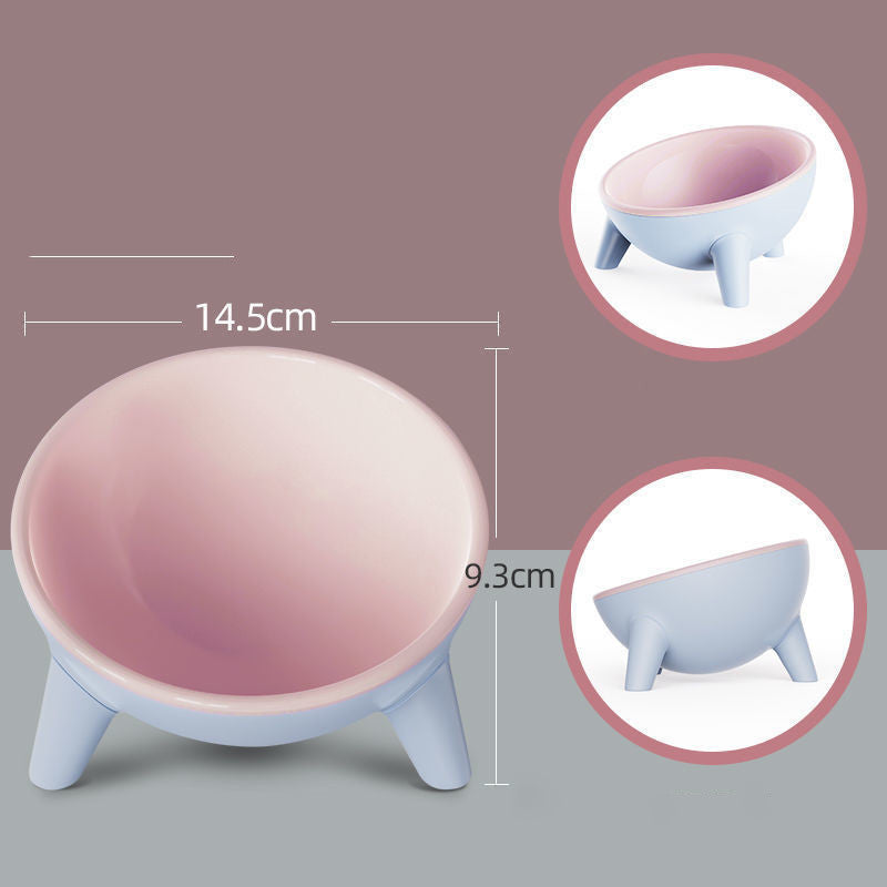 Furramo elevated Nordic pet bowl with stand 14.5cm*9.3cm colour pink