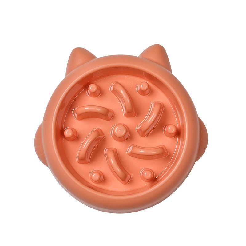 Furramo slow feeder bowl for dogs and cats 22.5cm*4.8cm color orange