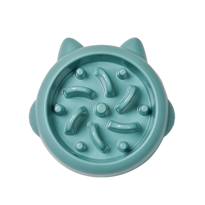 Furramo slow feeder bowl for dogs and cats 22.5cm*4.8cm color blue
