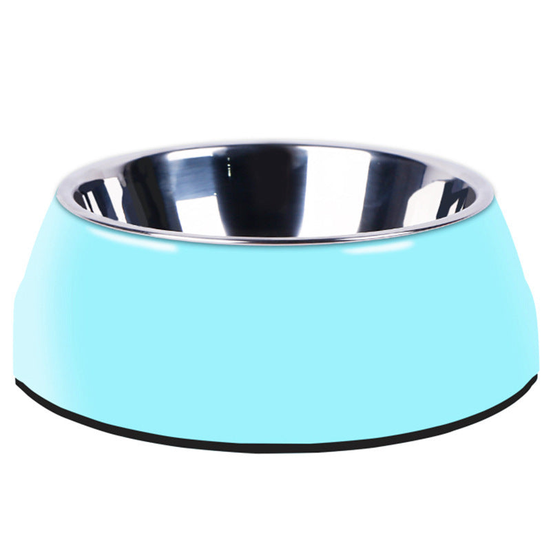 Furramo stainless steel pet bowl in blue