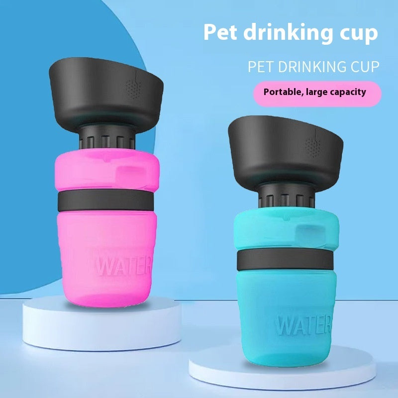 Furramo portable pet water dispenser for outdoor use