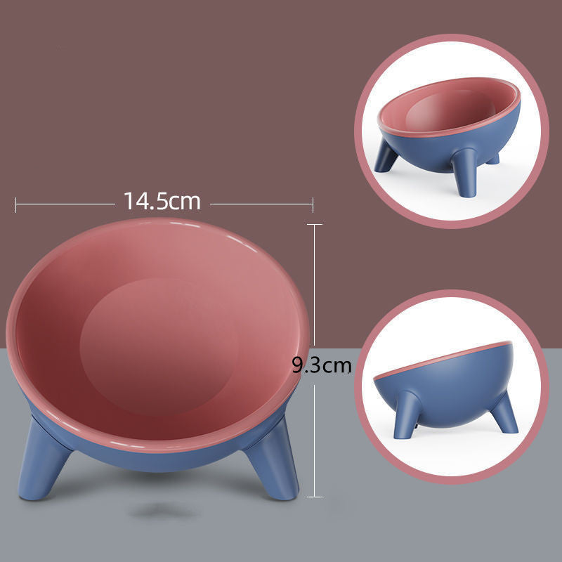 Furramo elevated Nordic pet bowl with stand 14.5cm*9.3cm colour rose red