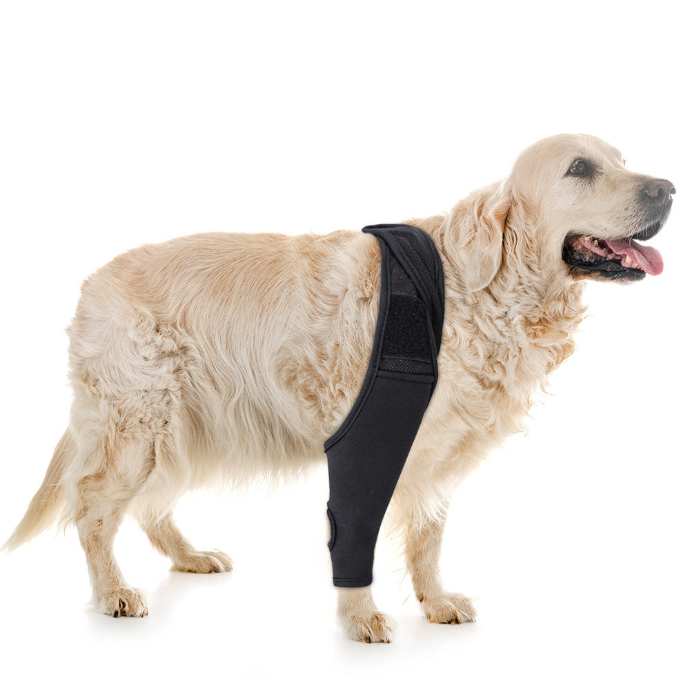 Breathable dog leg brace for recovery