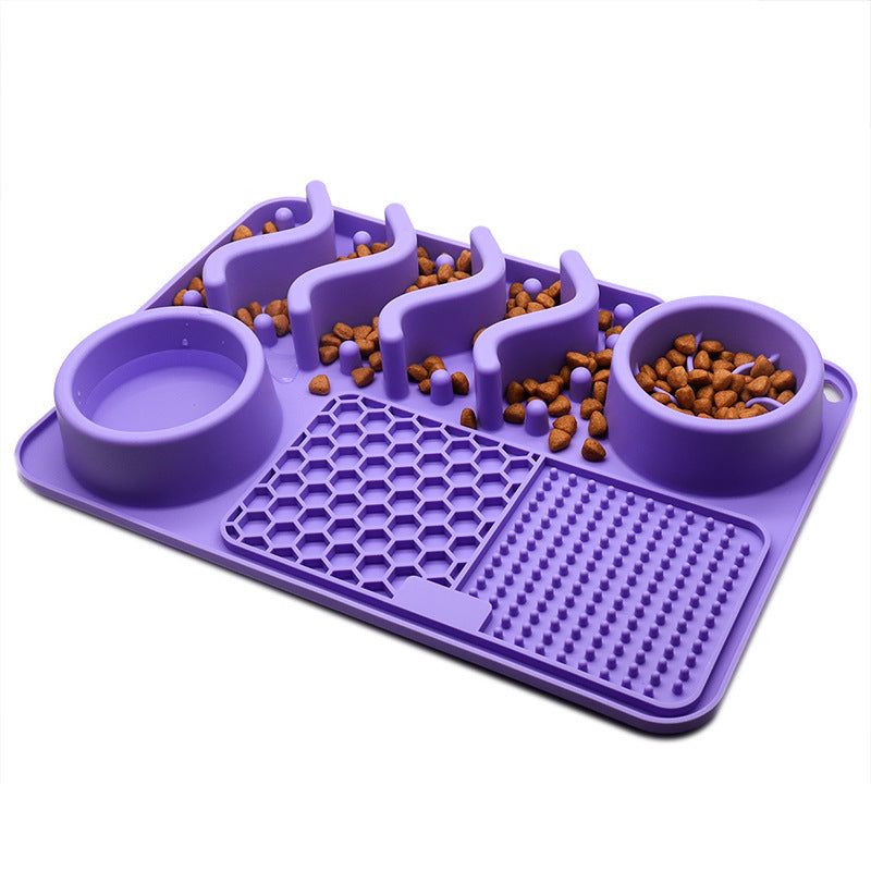 Furramo silicone licking pad for dogs and cats 43*28.8*4.2cm color purple