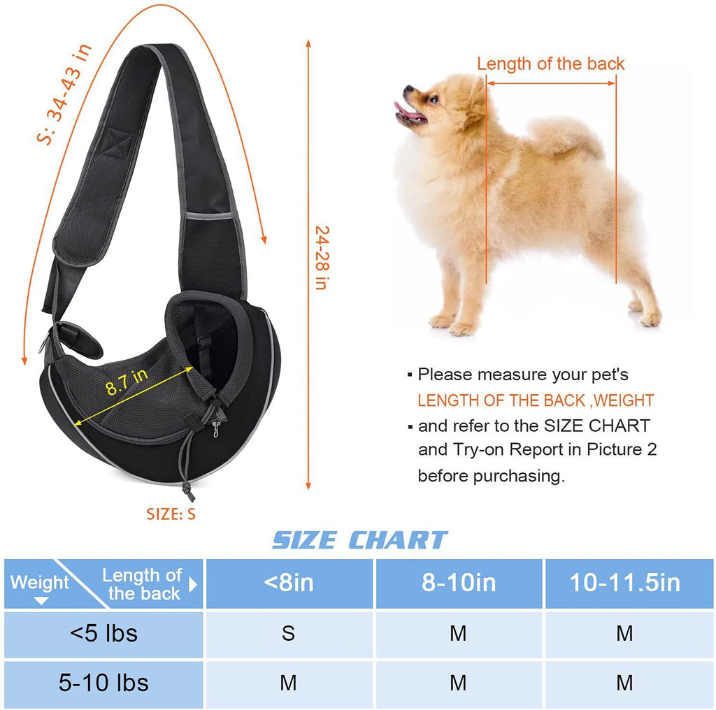 Breathable outdoor pet sling carrier